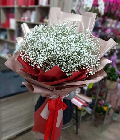 Букет цветов из: Гипсофила в Ипатово