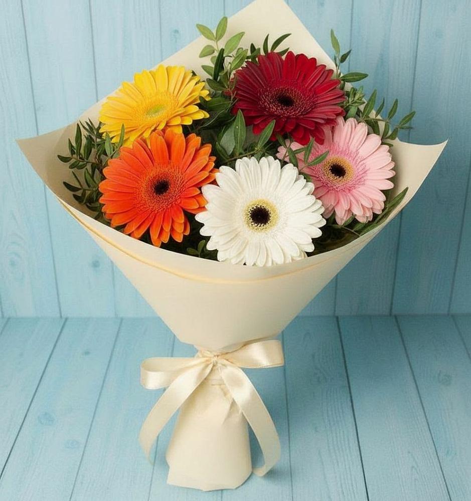 Букет цветов из: Герберы в Ипатово