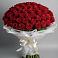 Букет 101 Красная роза Блэк Мэджик в Ипатово