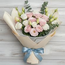 Букет цветов из:  Лизиантусы в Ипатово