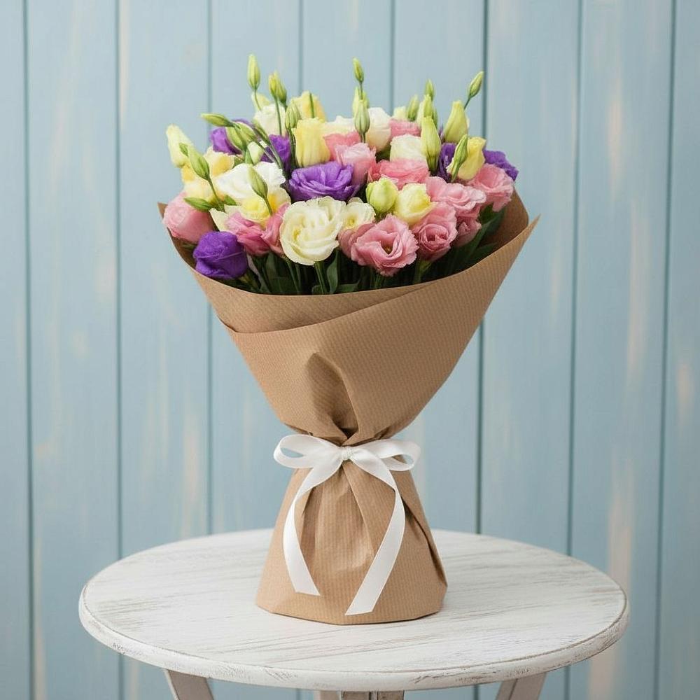 Букет цветов из: Лизиантусы в Ипатово