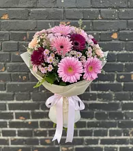Букет цветов из:  Герберы и Хризантемы в Ипатово