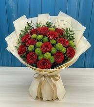 Букет цветов из:  Розы и Хризантемы в Ипатово