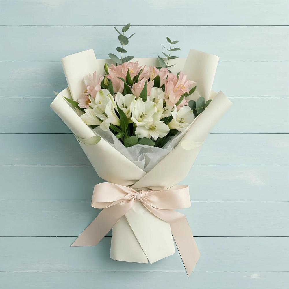 Букет цветов из: Альстромерии в Ипатово