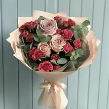 Букет цветов из:  Гвоздики и Розы #REPLACE_PRED# Ипатово