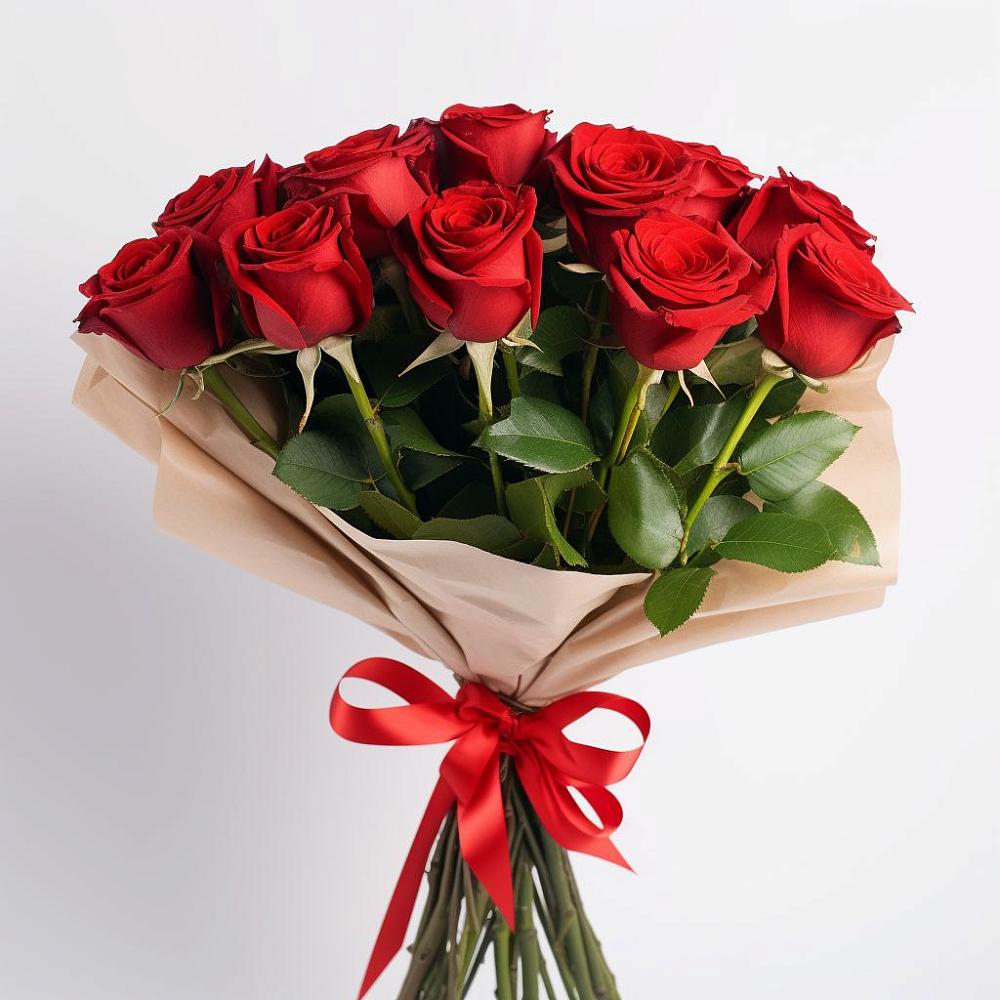 Букет 11 Красных роз Эдлесс Лав в Ипатово